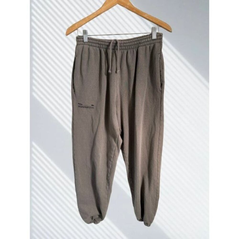 Pangaia Taupe Organic Cotton Womens 365 Midweight Track Pants - Small
